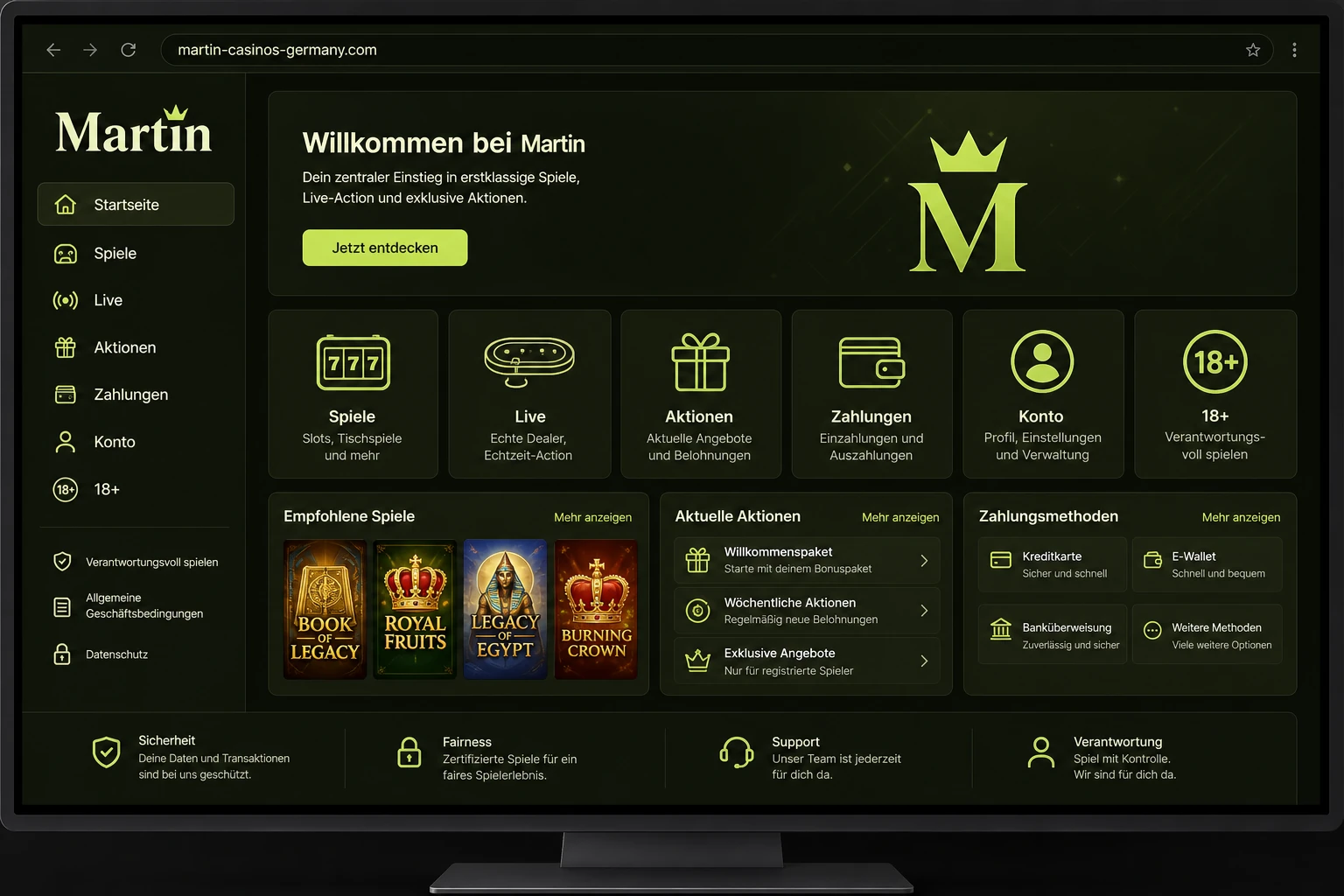 Martin Casino im Überblick