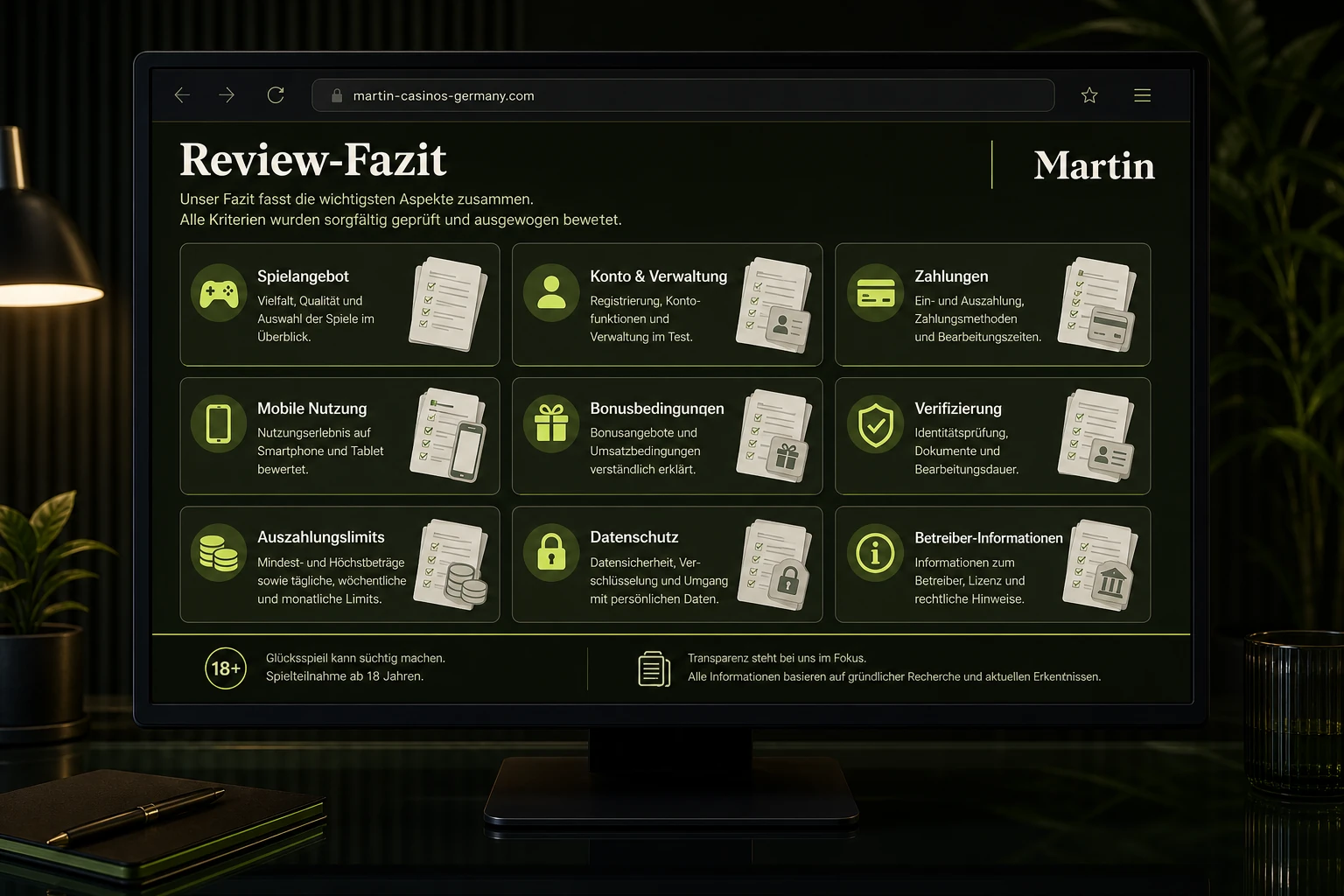 Fazit zum Martin Casino Review